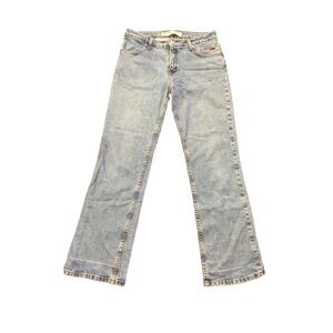 Harley Davidson Boot Cut Jeans Womens Size 10 Medium Wash Denim Motorcycle Biker